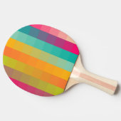 Abstraktes geometrisches Muster Tischtennis Schläger (Seitenansicht)
