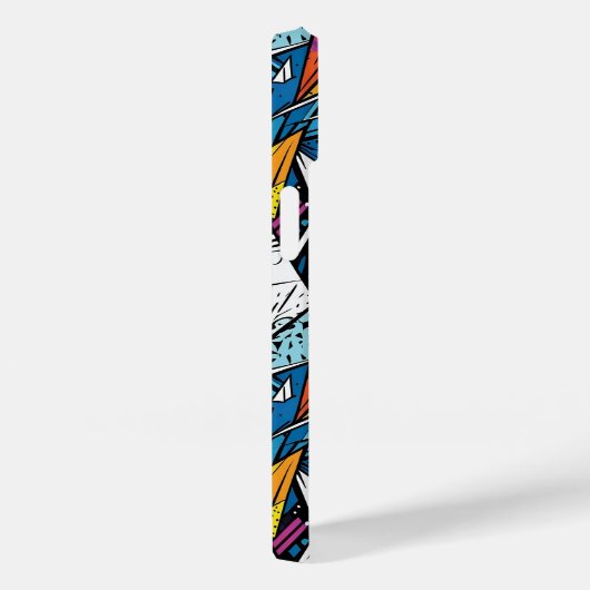 Abstraktes geometrisches Musterdesign 21 - iPhone Case-Mate iPhone Hülle (Rückseite / Rechts)