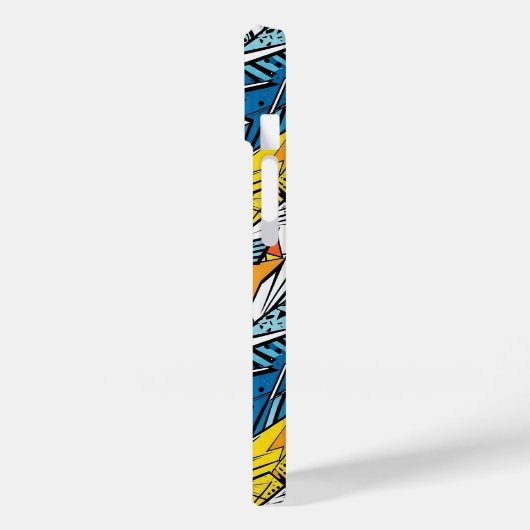 Abstraktes geometrisches Musterdesign 21 - iPhone Case-Mate iPhone Hülle (Rückseite / Links)