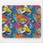 Abstraktes geometrisches Musterdesign 21 - Mauspad (Vorne)