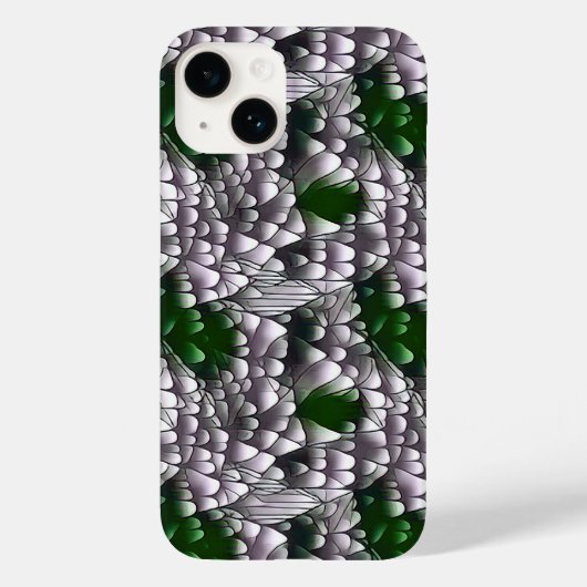 Abstraktes geometrisches Musterdesign 41 - iPhone Case-Mate iPhone Hülle (Rückseite)