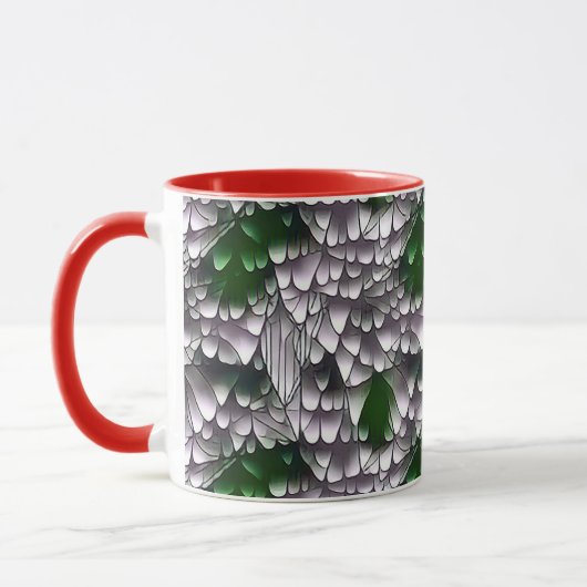 Abstraktes geometrisches Musterdesign 41 - Kaffee- Tasse (Links)