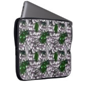 Abstraktes geometrisches Musterdesign 41 - Noteboo Laptopschutzhülle (Vorne Rechts)