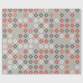 Abstraktes geometrisches Musterdesign, Kunst, Hint Geschenkpapier (Flach)