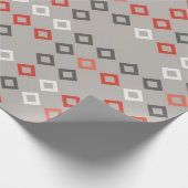 Abstraktes geometrisches Musterdesign, Kunst, Hint Geschenkpapier (Ecke)