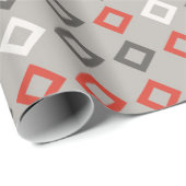 Abstraktes geometrisches Musterdesign, Kunst, Hint Geschenkpapier (Rolleneckpunkt)