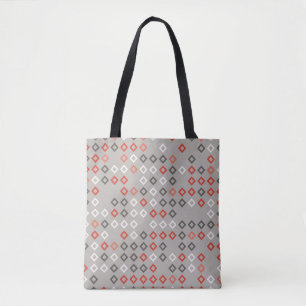 Abstraktes geometrisches Musterdesign, Kunst, Hint Tasche