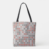 Abstraktes geometrisches Musterdesign, Kunst, Hint Tasche (Rückseite)