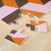 Abstraktes geometrisches nahtloses Design. Puzzle (Seite)