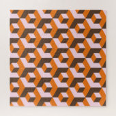 Abstraktes geometrisches nahtloses Design. Puzzle (Horizontal)