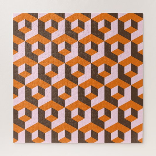 Abstraktes geometrisches nahtloses Design. Puzzle (Vertikal)
