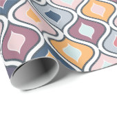 Abstraktes geometrisches Nahtloses Muster Geschenkpapier (Rolleneckpunkt)