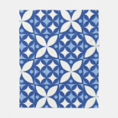 Abstraktes geometrisches nahtloses Muster in Skand Fleecedecke (Vorderseite)