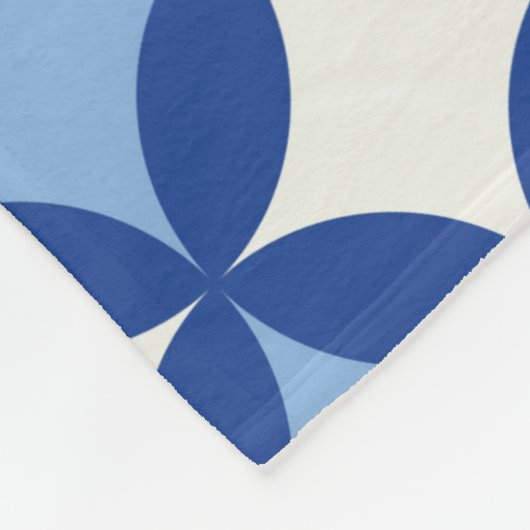 Abstraktes geometrisches nahtloses Muster in Skand Fleecedecke (Ecke)