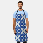 Abstraktes geometrisches nahtloses Muster in Skand Schürze (Getragen)
