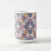 Abstraktes geometrisches Nahtloses Muster Kaffeetasse (Mittel)