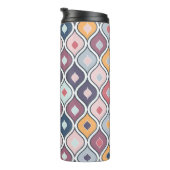 Abstraktes geometrisches Nahtloses Muster Thermosbecher (Nach rechts gedreht)