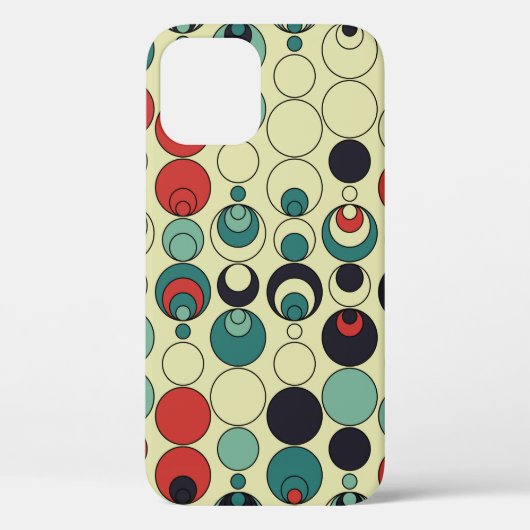 Abstraktes geometrisches, nahtloses Musterdesign. Case-Mate iPhone Hülle (Rückseite)