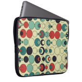 Abstraktes geometrisches, nahtloses Musterdesign. Laptopschutzhülle (Vorne Rechts)