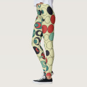 Abstraktes geometrisches, nahtloses Musterdesign. Leggings (Links)