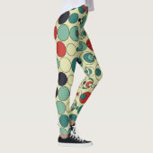 Abstraktes geometrisches, nahtloses Musterdesign. Leggings (Rechts)
