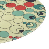 Abstraktes geometrisches, nahtloses Musterdesign. Schneidebrett (Ecke)