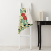 Abstraktes geometrisches, nahtloses Musterdesign. Sherpadecke (Beispiel)