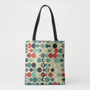Abstraktes geometrisches, nahtloses Musterdesign. Tasche