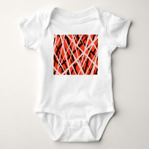 Abstraktes geometrisches Papier: Hochformat Baby Strampler