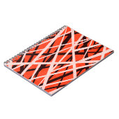 Abstraktes geometrisches Papier: Hochformat Notizblock (Linke Seite)