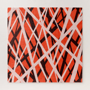 Abstraktes geometrisches Papier: Hochformat Puzzle
