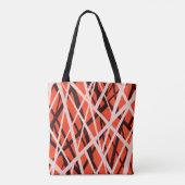 Abstraktes geometrisches Papier: Hochformat Tasche (Rückseite)