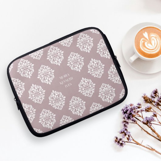 Abstraktes geometrisches Pastellrosa aus klassisch Laptopschutzhülle