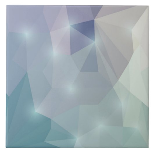 Abstraktes geometrisches Polygon Fliese (Vorderseite)