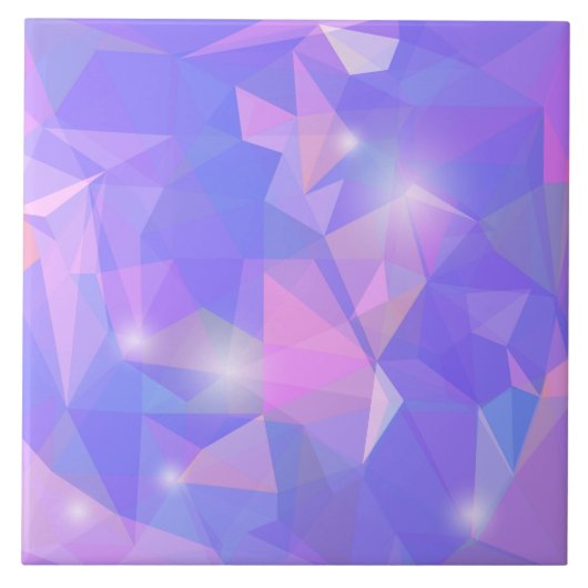 Abstraktes geometrisches Polygon Fliese (Vorderseite)
