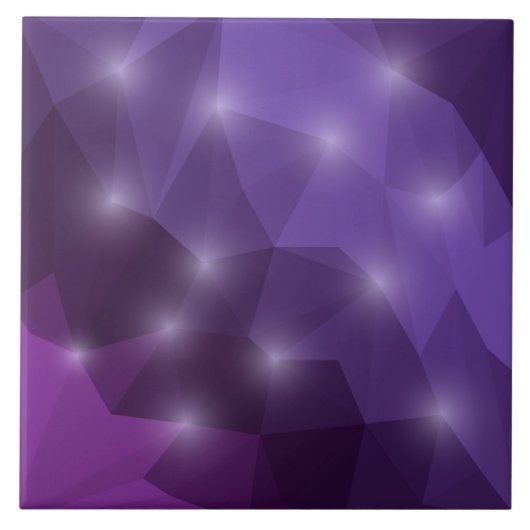 Abstraktes geometrisches Polygon Fliese (Vorderseite)