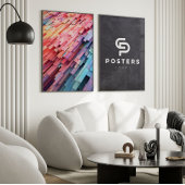 Abstraktes geometrisches Poster