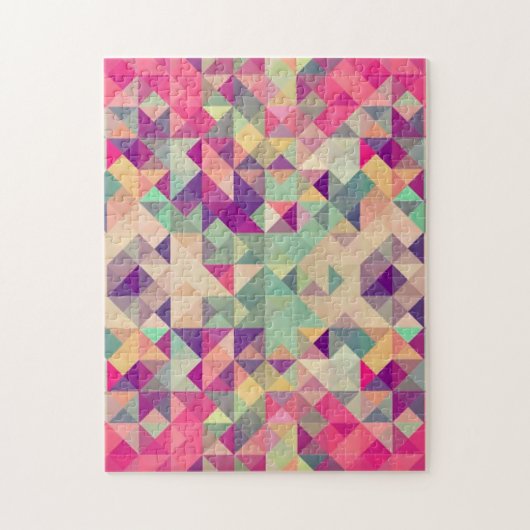 Abstraktes geometrisches puzzle (Vertikal)