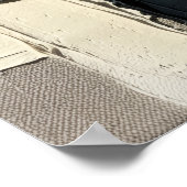 Abstraktes geometrisches Rasterposter | Impasto st Poster (Ecke)
