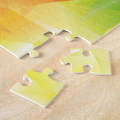 Abstraktes geometrisches Regenbogen-Puzzlespiel Puzzle (Seite)