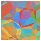 Abstraktes geometrisches Retro-Mosaikmuster Stoff (Nahaufnahme)