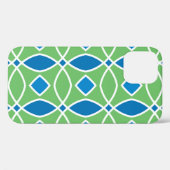 Abstraktes geometrisches Retro-Muster mit Tri Case-Mate iPhone Hülle (Rückseite (Horizontal))