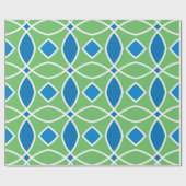 Abstraktes geometrisches Retro-Muster mit Tri Geschenkpapier (Flach)