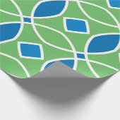 Abstraktes geometrisches Retro-Muster mit Tri Geschenkpapier (Ecke)