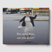 Abstraktes geometrisches Retro-Party für spieleris Gästebuch (Rückseite)