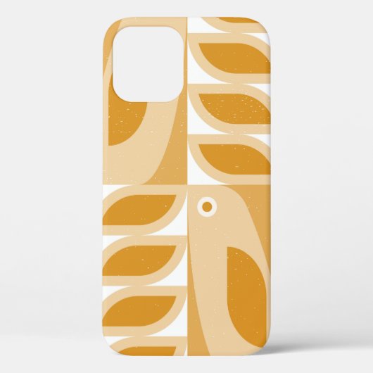 Abstraktes geometrisches Retromuster Case-Mate iPhone Hülle (Rückseite)