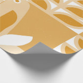 Abstraktes geometrisches Retromuster Geschenkpapier (Ecke)