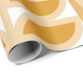 Abstraktes geometrisches Retromuster Geschenkpapier (Rolleneckpunkt)