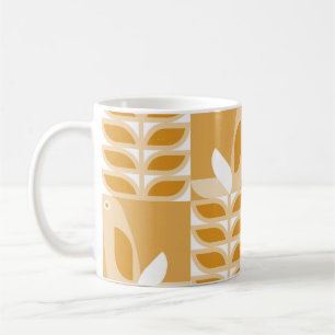 Abstraktes geometrisches Retromuster Kaffeetasse