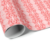 Abstraktes geometrisches Rosa Geschenkpapier (Rolleneckpunkt)